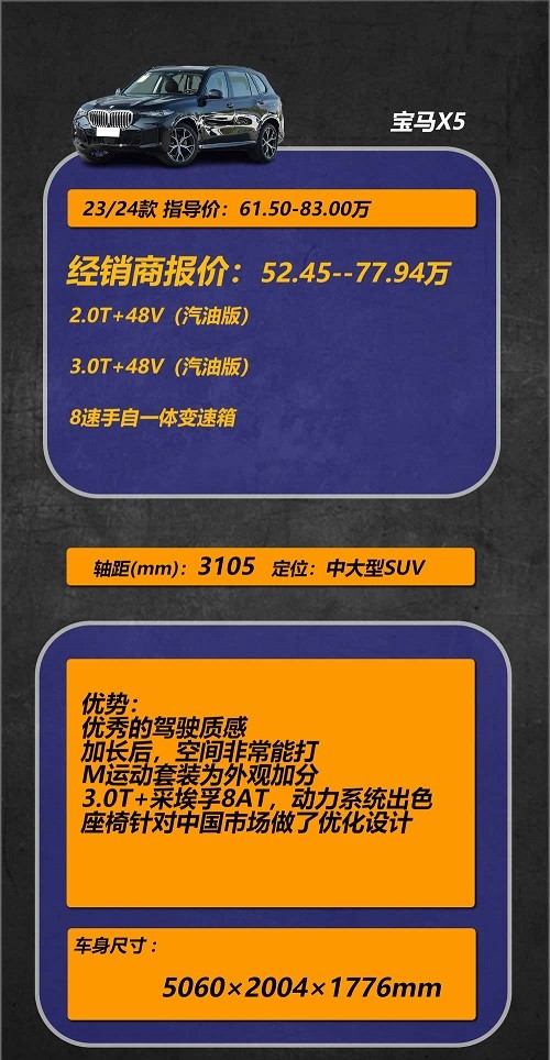 豪华品牌中大型suv选哪款