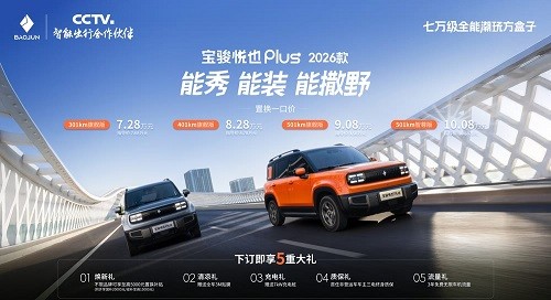 2026款悦也Plus上市价格多少钱
