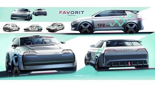 经典掀背车斯柯达Favorit概念车发布