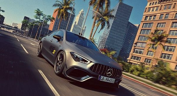 黄色元素梅赛德斯AMG CLA 45 S Final Edition最终版