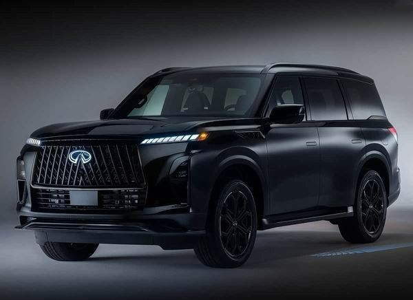 2026款英菲尼迪QX80 Sport版本官图黑色外观套件V6动力3.5T