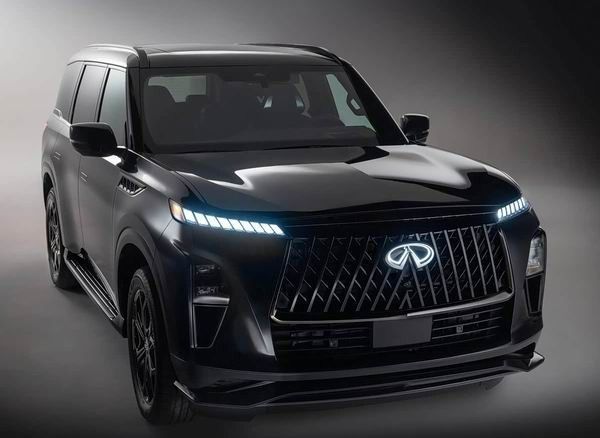 2026款英菲尼迪QX80 Sport版本官图黑色外观套件V6动力3.5T