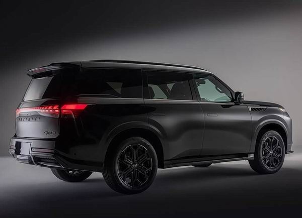2026款英菲尼迪QX80 Sport版本官图黑色外观套件V6动力3.5T