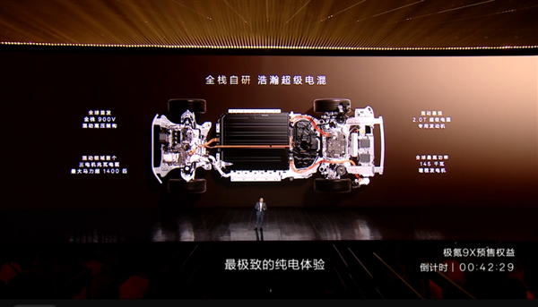 全新豪华旗舰SUV极氪9X上市全球最强混动SUV