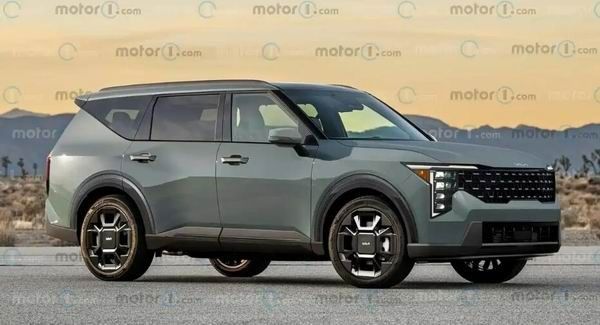 大型SUV车型起亚Telluride亮相提供燃油和混动版可选