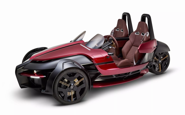 雅马哈Tricera未来派三轮电动车同转向原型车