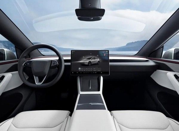 特斯拉ModelYL浅灰色高级内饰价格8000元