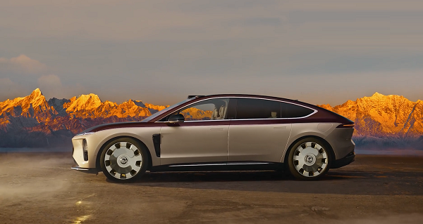 蔚来汽车ET9地平线特别版全新色彩主题日照金山