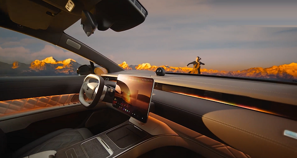 蔚来汽车ET9地平线特别版全新色彩主题日照金山