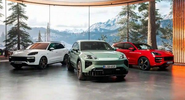 纯电动全新保时捷Cayenne Electric官图正式发布