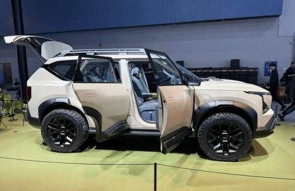 起亚2025广州车展首发EV5WKNDR中文命名探享者