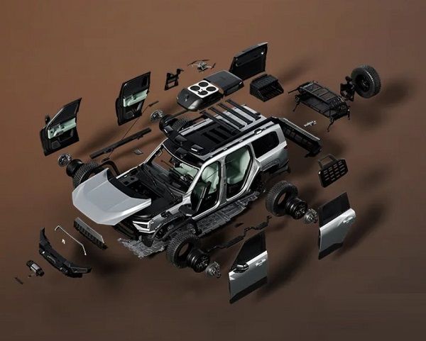 猛士m817hero版开启新篇章越野改装玩家标配三把锁