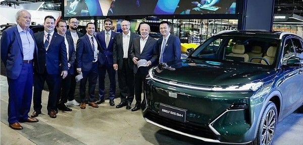 吉利汽车巴西车展纯电车型Geely EX5和Geely EX2