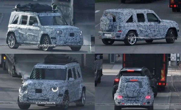 奔驰全新纯电动SUV谍照曝光“奔驰小g”——g-Class