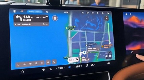 华为问界M9海外版汽车车机界面已完成海外化适配