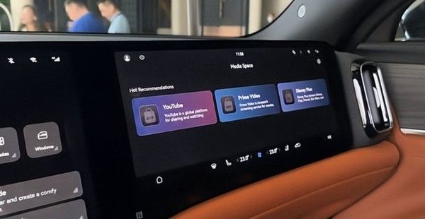 华为问界M9海外版汽车车机界面已完成海外化适配