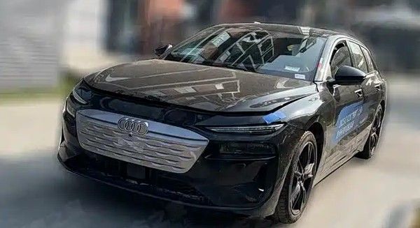 奥迪A6 Avant e-tron谍照定位瓦罐中大型纯电旅行车