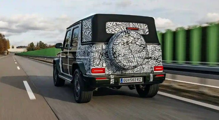 全新奔驰G级敞篷版谍照预计近期亮相2026年上市