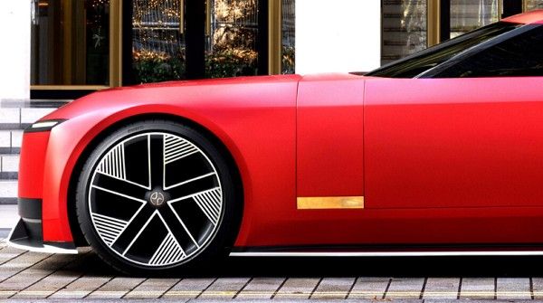 捷豹Type00概念车量产版哑光红涂装庆祝捷豹90周年
