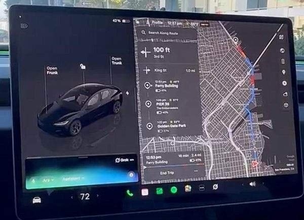 特斯拉更新新功能xAI开发的聊天机器人Grok的增强