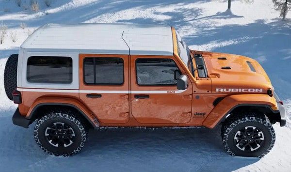 Jeep牧马人Whitecap特别版官图发布拥有白色的车顶