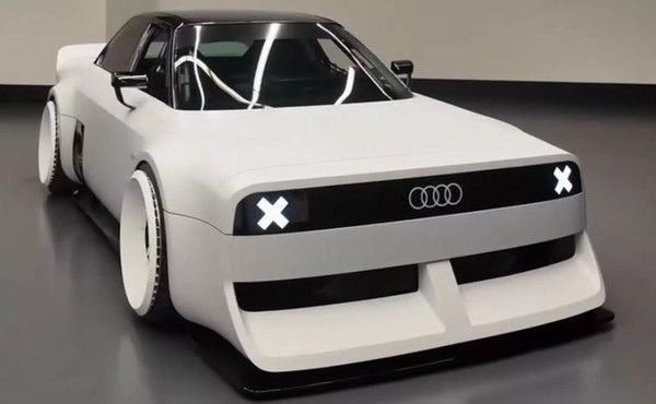 奥迪发布一款GT50概念车纪念直列五缸发动机问世50周年