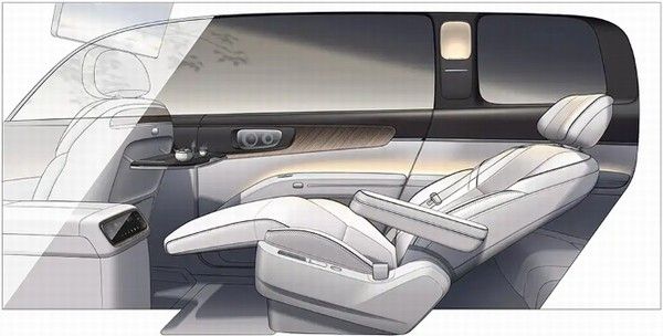 零跑D19内饰设计概念公开将12月28日正式首发亮相