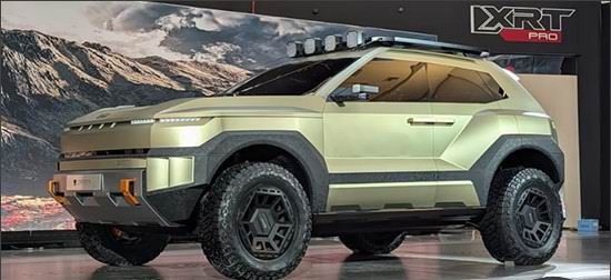 现代Crater概念车正式首发亮相极具未来感超硬核机甲风