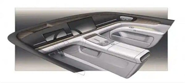 零跑D19内饰设计图双层叠环绕座舱和超椭圆数字曲面设计