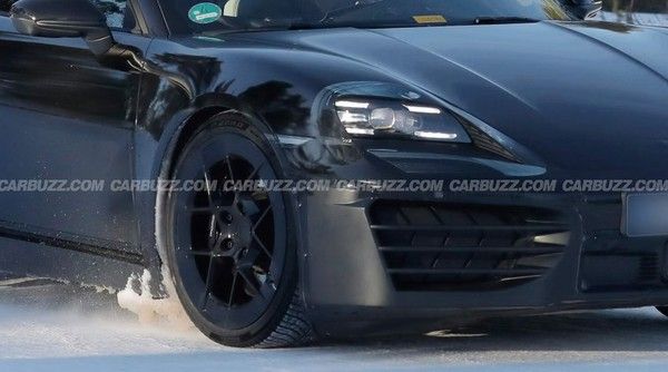 保时捷718 Boxster纯电版原型车开启第四轮冬季测试