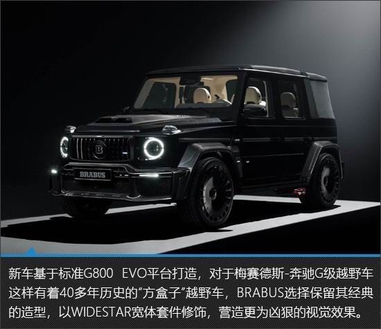 梅赛德斯-奔驰御用汽车改装厂BRABUS 800 CABRIO车型