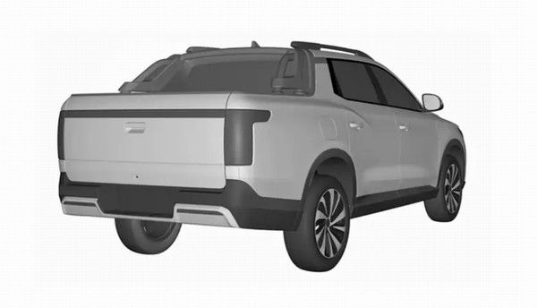 比亚迪全新皮卡外观专利图曝光第五代DM插混系统2026发布