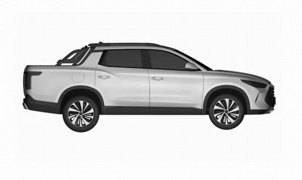 比亚迪全新皮卡外观专利图曝光第五代DM插混系统2026发布