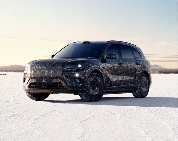 极氪汽车全新车型极氪8X预告图超级电混高性能旗舰SUV
