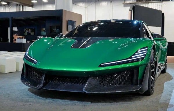 2026年CES展新能源超跑Nebula NEXT 01概念车首发亮相