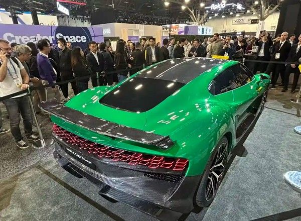 2026年CES展新能源超跑Nebula NEXT 01概念车首发亮相