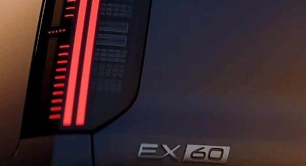 沃尔沃EX60中型SUV新车预告图发布将1月21日亮相