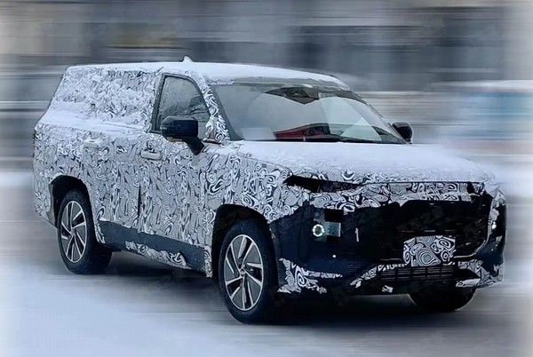 奇瑞全尺寸SUV谍照曝光并命名为T1T由皮卡改造而来