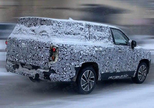 奇瑞全尺寸SUV谍照曝光并命名为T1T由皮卡改造而来