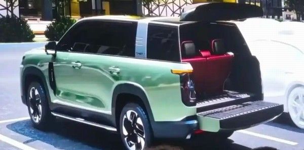 奇瑞全尺寸SUV谍照曝光并命名为T1T由皮卡改造而来