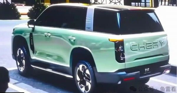 奇瑞全尺寸SUV谍照曝光并命名为T1T由皮卡改造而来