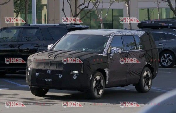 新款现代胜达的测试谍照MX5a EREV采用增程动力