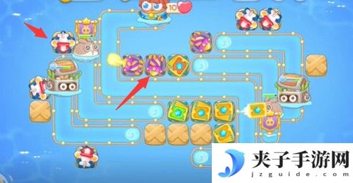 保卫萝卜4海的闺女第70关怎么过 海的闺女第70关无伤金萝卜通关攻略