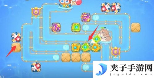 保卫萝卜4海的闺女第70关怎么过 海的闺女第70关无伤金萝卜通关攻略