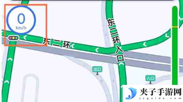 高德地图怎么显示车辆的实时速度