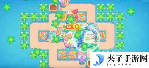 保卫萝卜4海的闺女第64关怎么过 海的闺女第64关无伤金萝卜通关攻略