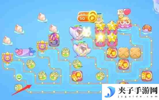 保卫萝卜4海的闺女第68关怎么过 海的闺女第68关无伤金萝卜通关攻略