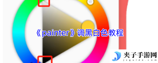 《painter》调黑白色教程
