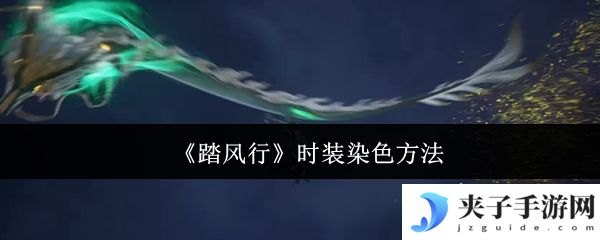《踏风行》时装染色方法