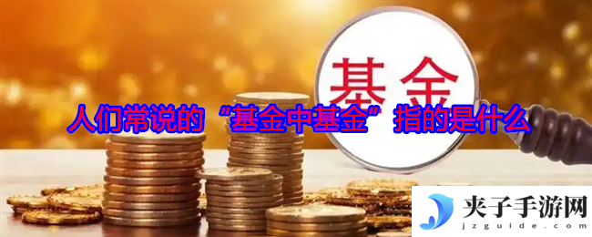  人们常说的“基金中基金”指的是什么